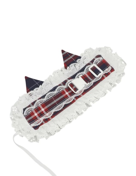 Tenshi Tartan Cat Headdress