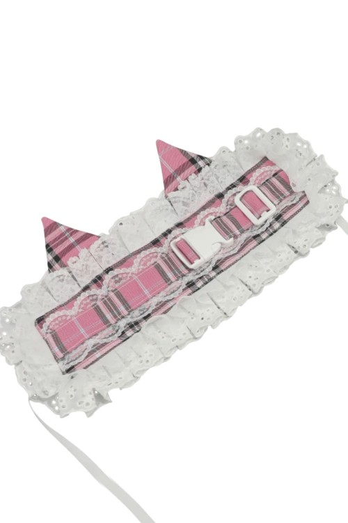 Tenshi Tartan Cat Headdress