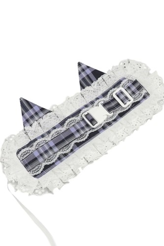 Tenshi Tartan Cat Headdress 2