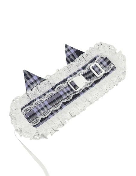 Tenshi Tartan Cat Headdress