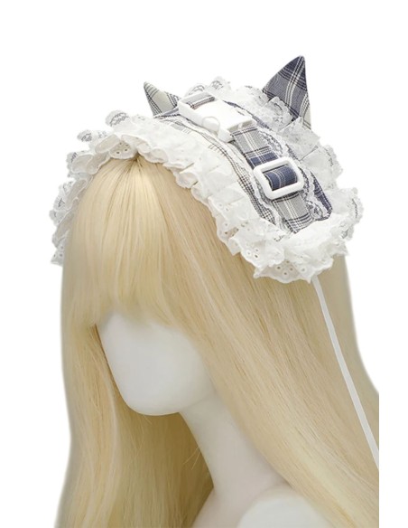Tenshi Tartan Cat Headdress
