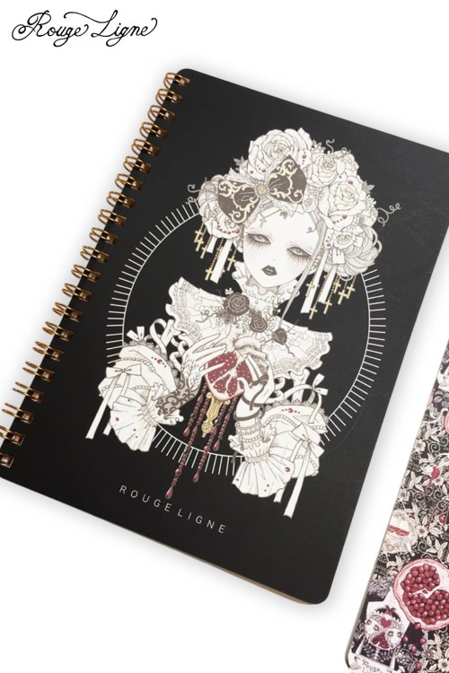 Libreta 私が愛したザクロ Pomegranate Rouge Ligne - Yoh's Monochrome World