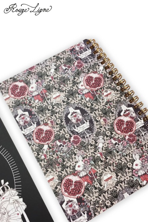 Notebook 私が愛したザクロ Pomegranate Rouge Ligne - Yoh's Monochrome's World
