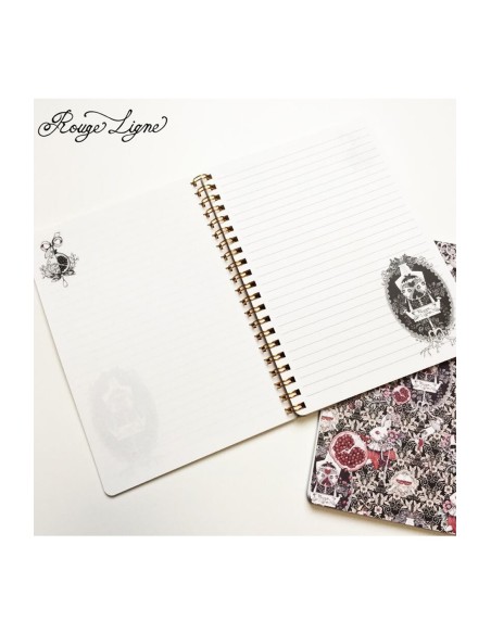 Notebook 私が愛したザクロ Pomegranate Rouge Ligne - Yoh's Monochrome's World