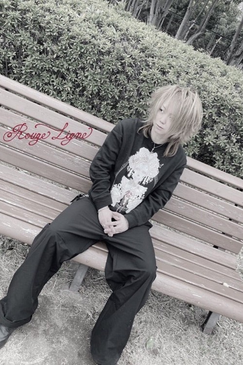 Sudadera 私が愛したザクロ Pomegranate Rouge Ligne - Yoh's Monochrome World