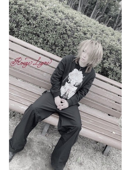 Sudadera 私が愛したザクロ Pomegranate Rouge Ligne - Yoh's Monochrome World