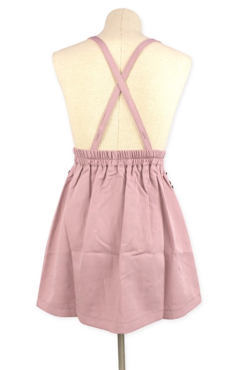 [Second hand] Jirai Suspender Skirt in Mauve - Mar*s