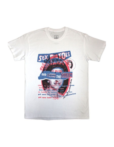 THE SEX PISTOLS: God Save the Queen T-shirt in White - Official