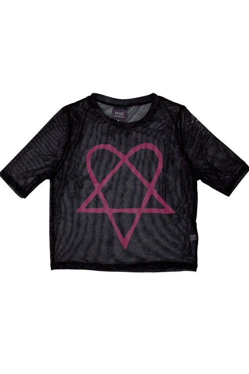 Heartagram HIM Mesh Crop Top - Official