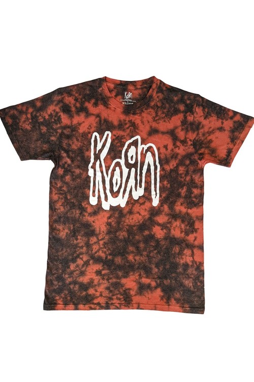 Camiseta KORN: Red Tie-Dye - Official