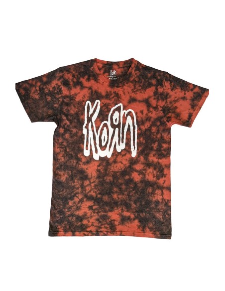 KORN T-shirt: Red Tie-Dye - Official