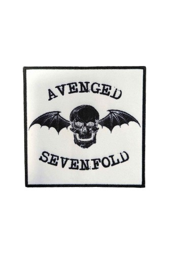 AVENGED SEVENFOLD Patch Negative Logo - Official