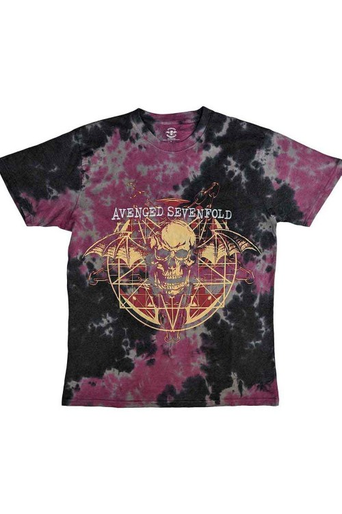 Camiseta AVENGED SEVENFOLD: Mauve Tie-Dye - Official