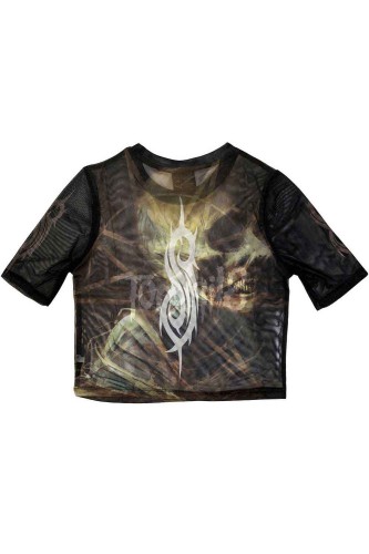 SLIPKNOT T-shirt: Chiffon Crop Top The End, so Far - Official 2
