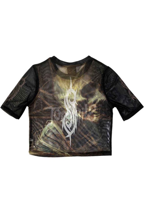 Camiseta SLIPKNOT: Crop Top de Gasa The End, so Far - Official