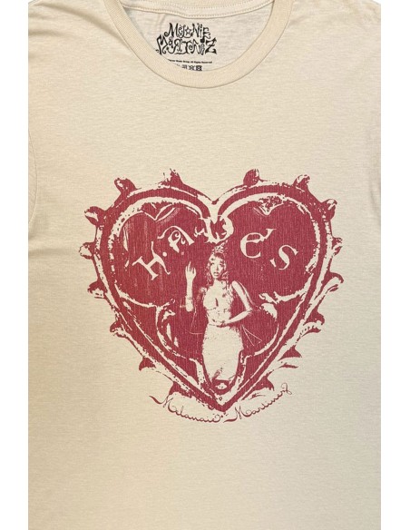 Camiseta MELANIE MARTINEZ: Thorn Heart en Beige - Official