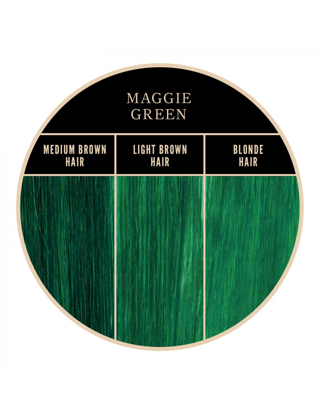 Herman S Amazing Hair Color Maggie Dark Green