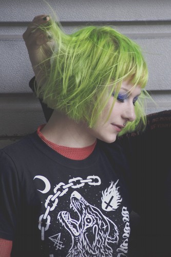 Tinte de Pelo Herman's Amazing - Olivia UV Green 2