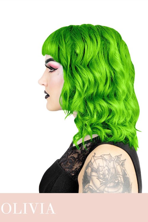 Herman's Amazing Hair Color - Olivia UV Green