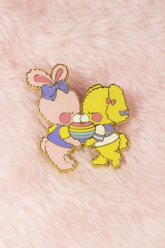Bunny Lovers Enamel Pin