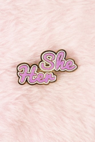Pin She/Her - Lila
