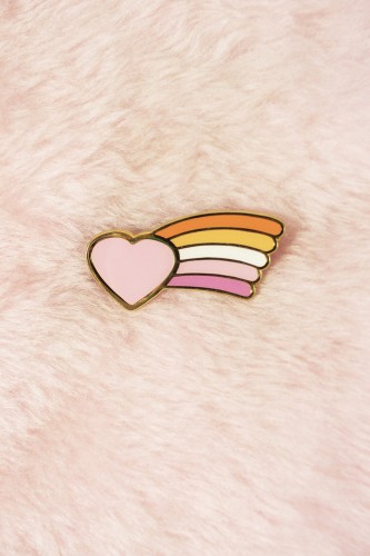 Lesbian Pride Enamel Pin