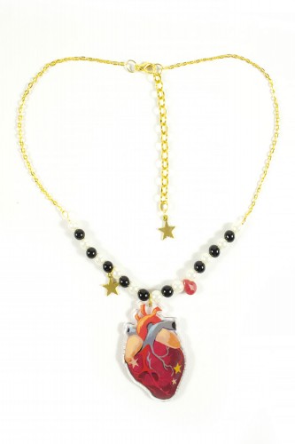 TWISTED CIRCUS Collar Heart