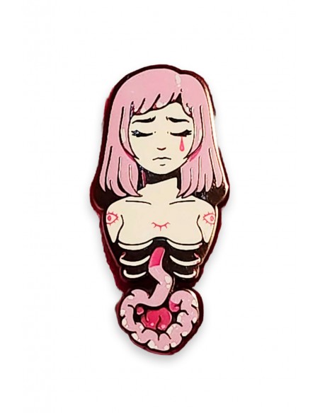 A Pain Felt Deep Enamel Pin ~ Lulu VanHoagland