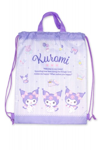 Kuromi Drawstring Backpack