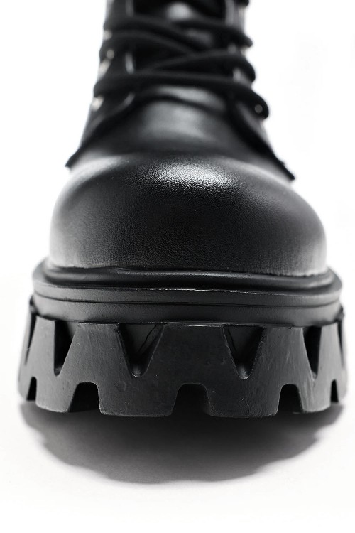 Botas con Cordones Siren Negro - Koi