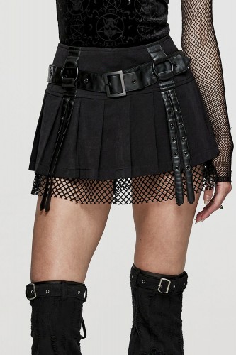 Aoki Pleated Mini Skirt -...