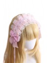 Headdress Cofia Lolita - Rosa Pastel