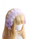 Headdress Cofia Lolita - Lila Pastel