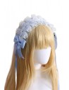 Headdress Cofia Lolita - Azul Pastel