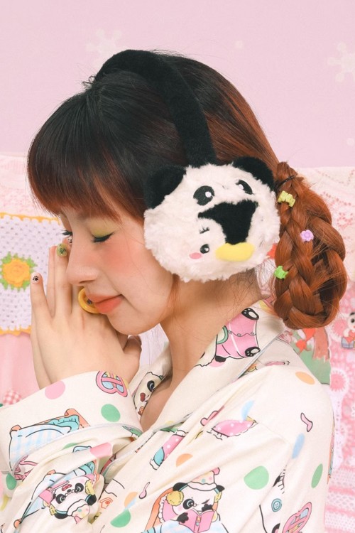 Panda School Earmuffs - Lutra Jump