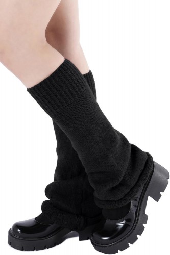 Knited Leg Warmer - Black 2