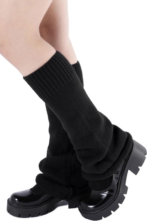 Knited Leg Warmer - Black