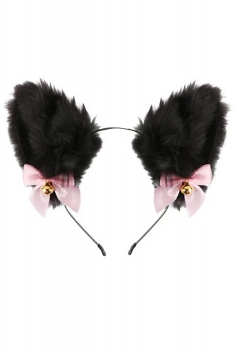 Cat Ears Headband - Black x...
