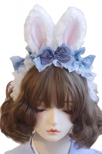 Alice Bunny Plush Headdress...