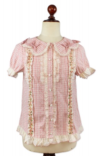 Cuckoo Gingham Pink Blouse...
