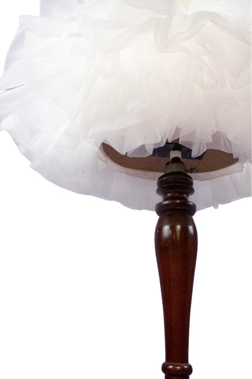 Petticoat Violence 35cm Blanco - Aurora & Ariel