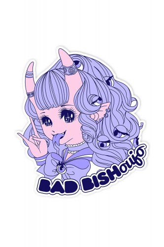 Sticker Bad Bish(oujo) Rosa - Mezzo Studio 2
