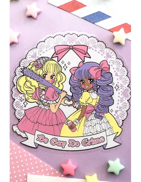 Sticker Be Gay Do Crime Fairy Kei - Mezzo Studio