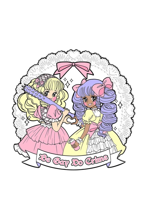 Be Gay Do Crime Fairy Kei Sticker - Mezzo Studio