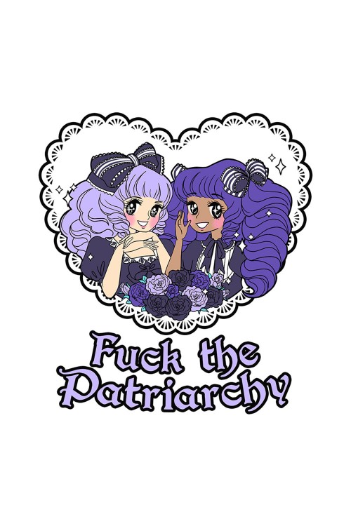 Sticker F*ck the Patriarchy Pastel Goth - Mezzo Studio