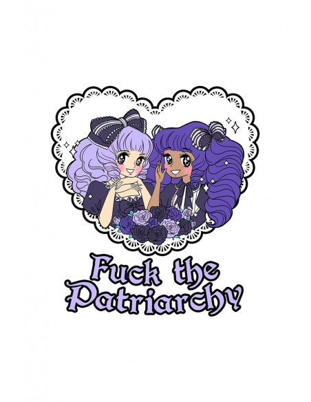 F*ck the Patriarchy Pastel Goth Sticker - Mezzo Studio