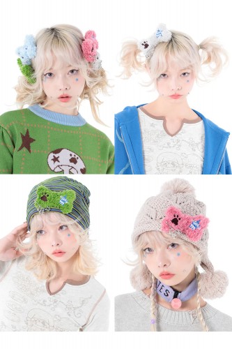 Clips Para el Pelo / Broche Plush Bone - Hashtag DDD 2