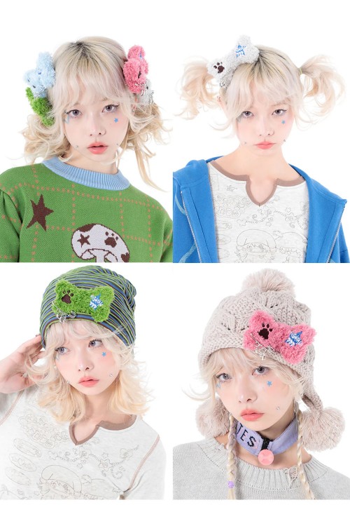 Clips Para el Pelo / Broche Plush Bone - Hashtag DDD