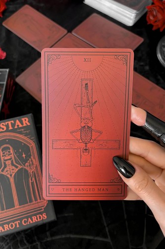 Tarot Cards Red x Black -...