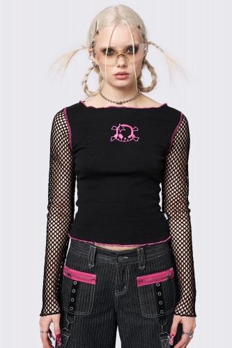 Lethal Top with Fishnet...